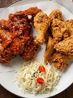 Original and yangnyeom Korean fried chicken